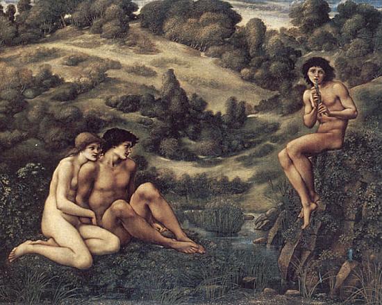 Sir Edward Burne-Jones The Garden of Pan Sweden oil painting art